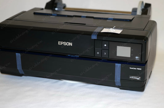 Epson SureColor P800 17" Inkjet Color Printer - with 17" Roller Media Device. FREE roller paper included. Used, Very Good Condition