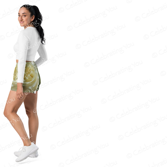 Shorts Esportivos Femininos ‘Rosa da Vida’ Celebram Você