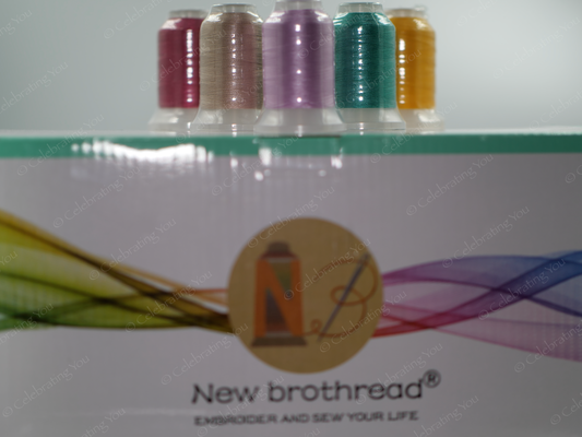 Threads (80) Brother PE800 and PE900 compatible, COLOR spools great assorted bright and beautiful colors Polyester Sewing & Embroidery Machine Thread